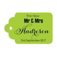 thumbnail image 1 of 100 PCS Mr & Mrs Custom Made Hang Tags Personalized Wedding Favor Gift Paper Tags, 1 of 1