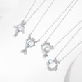 thumbnail image 4 of Sonducket Collar minimalista de plata cómodo de llevar con collar de idea de regalo de plata de ley 925 para mujer Ropa, zapatos y accesorios Miscelánea Escorpio plateado, 4 of 6