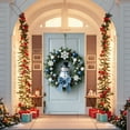 thumbnail image 4 of Deeceymbur Christmas Snowman Door Cover Decoration for Front Door Holiday Party Indoor Use Festive Hanging Set Easy Install, 4 of 6