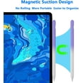 thumbnail image 6 of Stylus Pens for Touch Screens, Universal Fine Point iPad Pencil with Magnetic Adsorption Compatible with iPhone/iPad/Samsung/Android/Tablet & Other Touch Screens (White Purple), 6 of 7