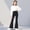 Black, variant on FSYBOA Girls Flared Leggings Size 14-16T, High Waist Loungewear Stretch Fall Casual Bottoms Black