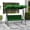 Green, variant on Skandiquip 3 Seats Outdoor Porch Swing with Adjustable Canopy, Adult Patio Glider Swing for Backyard, Heavy Duty Steel Frame, Red