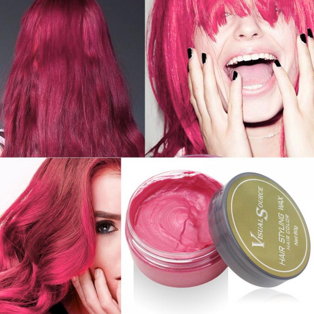 Hair Color Wax, Instant Hair Wax, Temporary Hairstyle Cream, Hair Pomades, Natural Hairstyle Wax