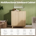 thumbnail image 4 of EastVita Modern Wood Buffet Cabinet with Storage 2 Doors and Adjustable Shelves Versatile Sideboard for Dining Room Kitchen or Living Room, 4 of 6