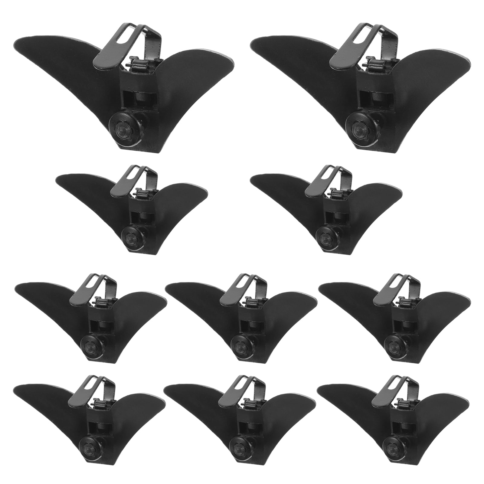 100 Plastic Collar Stays For Men - 4 Sizes In Storage Box (2", 2.2", 2.5", 2.7")