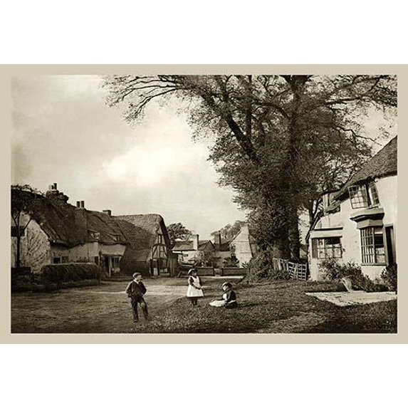 Where Contentment Dwells-Fine Art Canvas Print (20" x 30")