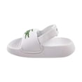 thumbnail image 4 of Lacoste Serve Slide 1.0 Toddlers' Sandals White/Green 747cui0002-082, 4 of 6