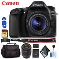 thumbnail image 2 of Canon EOS 80D DSLR Camera with 18-55mm Lens (Intl Model) Deluxe Bundle, 2 of 6