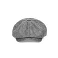 thumbnail image 2 of Gustave Newsboy Hats for Men Women Flat Cap Classic Vintage Soft Gatsby Ivy Cabbie Hat Beret Hats, Gray, 2 of 5