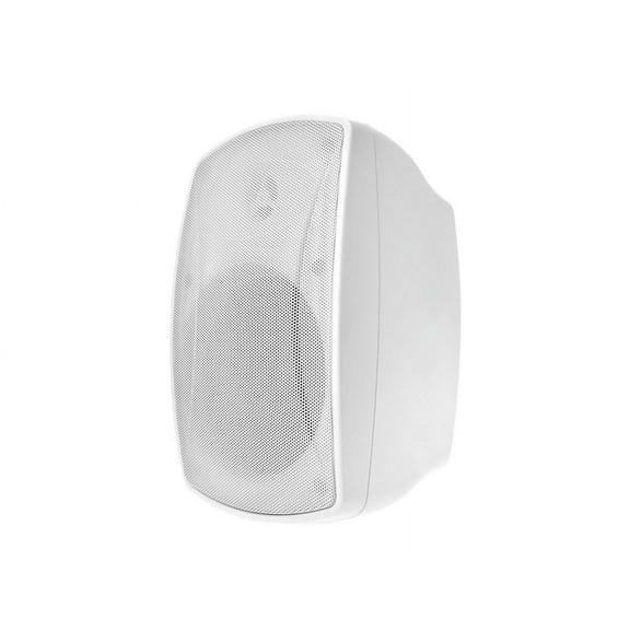 Monoprice WS-7B-52-W 5.25in. Weatherproof 2-Way 70V Indoor/Outdoor Speaker, White (Each) For Use In Whole Home Audio Systems, Restaurants, Bars, Retail stores, Patio, Poolside, Garage
