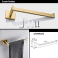 thumbnail image 5 of RENIST KITCHEN&BATH LLC Interbath 5 Pieces Bathroom Hardware Accessories Set Black Matte, 5 of 5