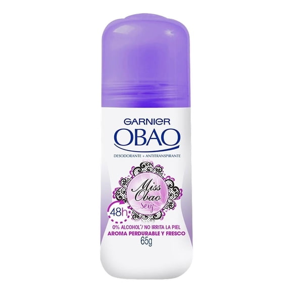 Desodorante antitranspirante Garnier Obao miss sexy en roll on para dama 65 g