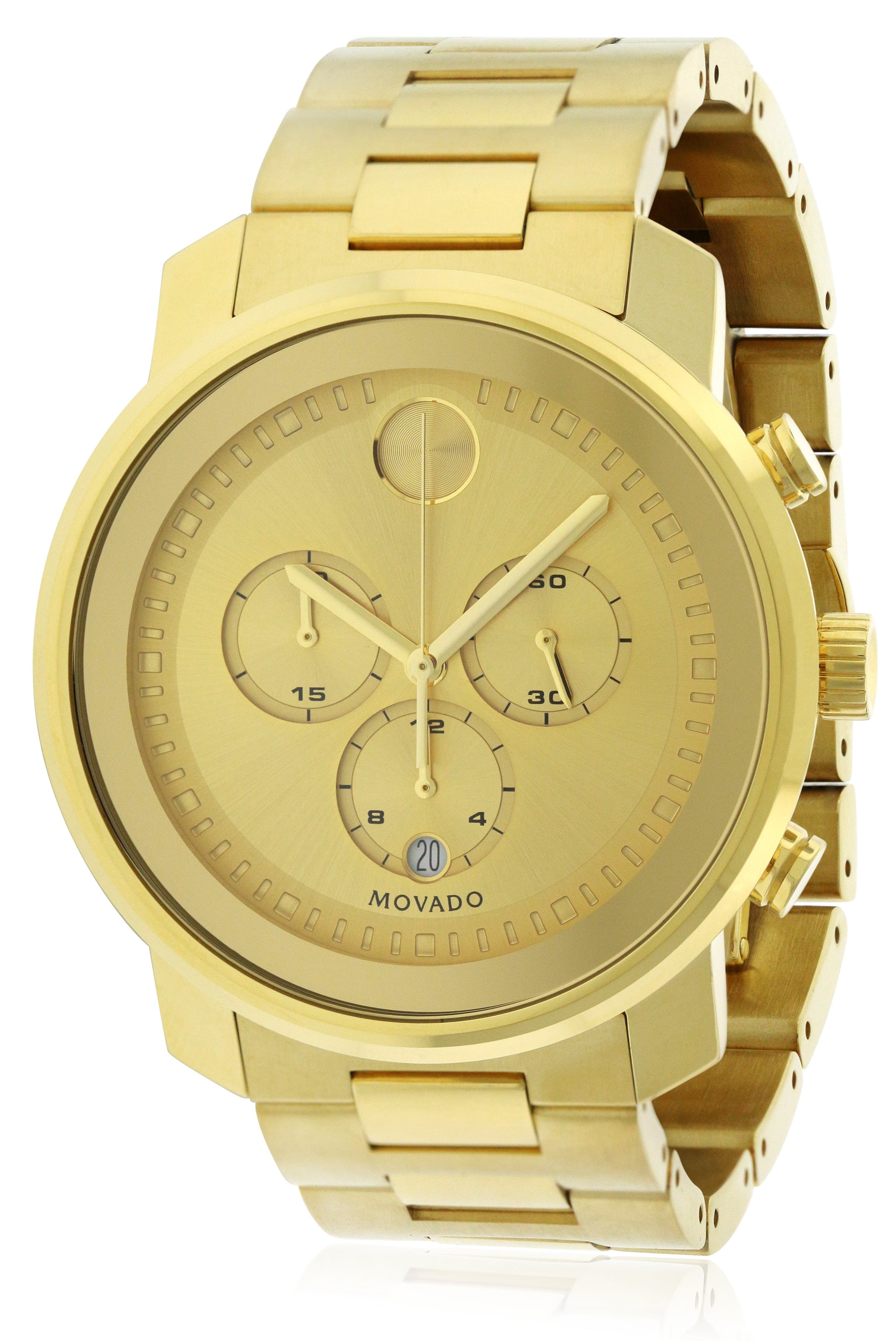 Movado Bold Gold Watch MVD20058 Movado Green Dial Men main image 2