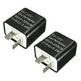 thumbnail image 2 of LOVIVER 2x 12V 2 - Clignotant Réglable pour Voiture Camion avec LED, 2 of 8