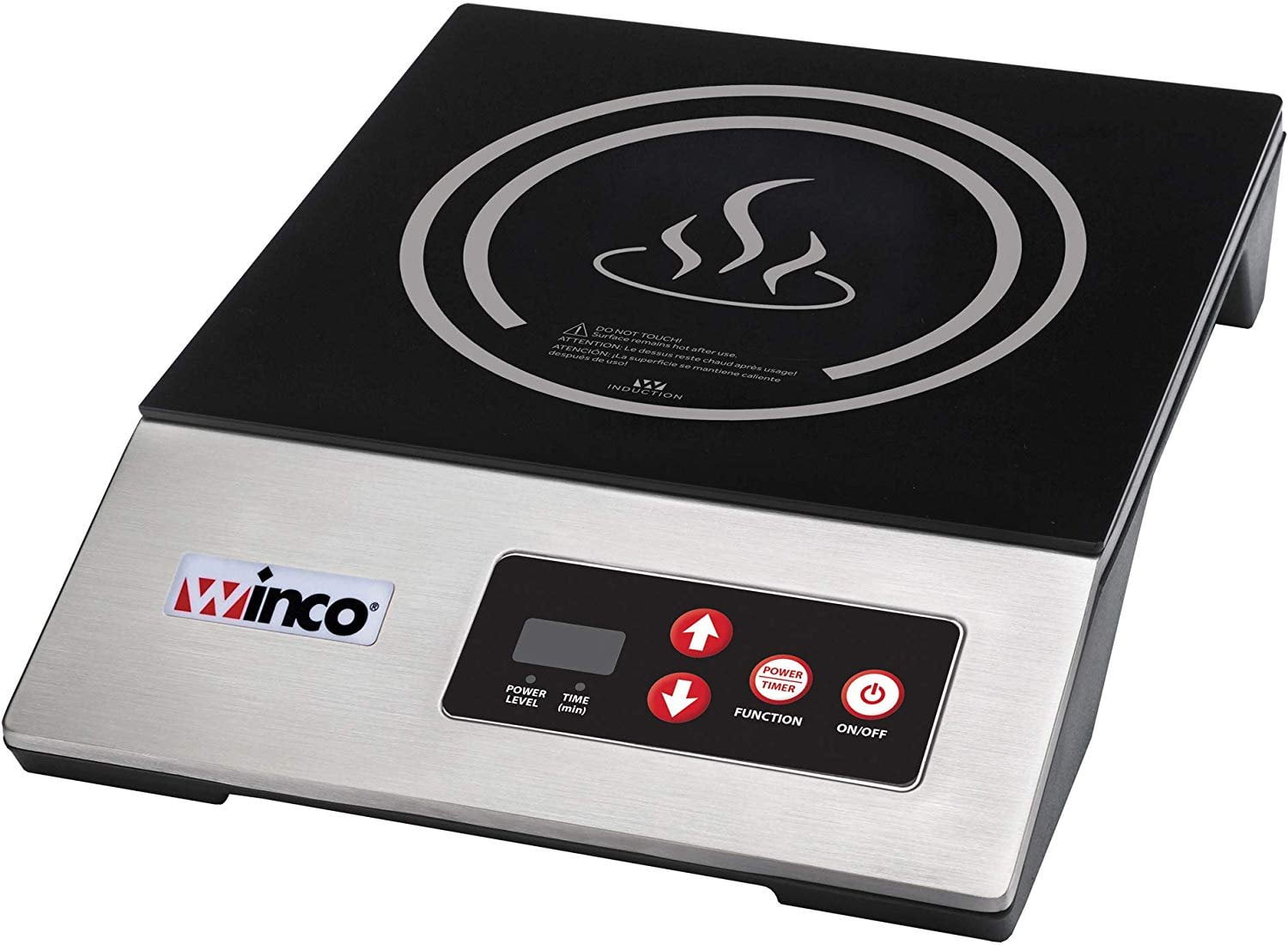 Winware by Winco EIC-400 Commercial Electric Induction Cooker 11" x 11" 