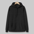 thumbnail image 7 of Akiihool Oversized Sweatshirt Men's Letter Graphic Hoodies Long Sleeve Sweatshirt (Black,XS), 7 of 7
