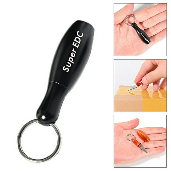 Cutting Tool Stainless Steel Multi-function EDC Portable Mini Tool Key Ring Pendant Tool Capsule Knife Tiny Cutting Tool