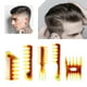 thumbnail image 4 of Cepillo cabello cabello, herramientas de peinado de peluquería, tejido Resaltado Foiling Shaping Antiestático para peluquero , de 5 piezas. Juego de 5 piezas. Macarena Cepillo de peine para el cabello, 4 of 7