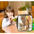 thumbnail image 6 of Square Lunch Bag 10.5*3.5*9.5 Inches Cooler Bag Lunch Bag Insulation Portable Durable Fashion Super Beautiful Tiger, 6 of 6