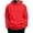 06#Red, variant on Mens Versatile Solid Fleece Hooded Top, Kangaroo Pocket Drawstring Pullover, Outdoor Gym Walking Sweatshirt Orange XL