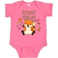 thumbnail image 3 of Inktastic Granny Loves Me- Cute Baby Fox Boys or Girls Baby Bodysuit, 3 of 5