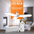 thumbnail image 2 of Bangcool Garage Light 85-265V E27 36W/45W Folding Garage Lighting Garage Ceiling Light, 2 of 10