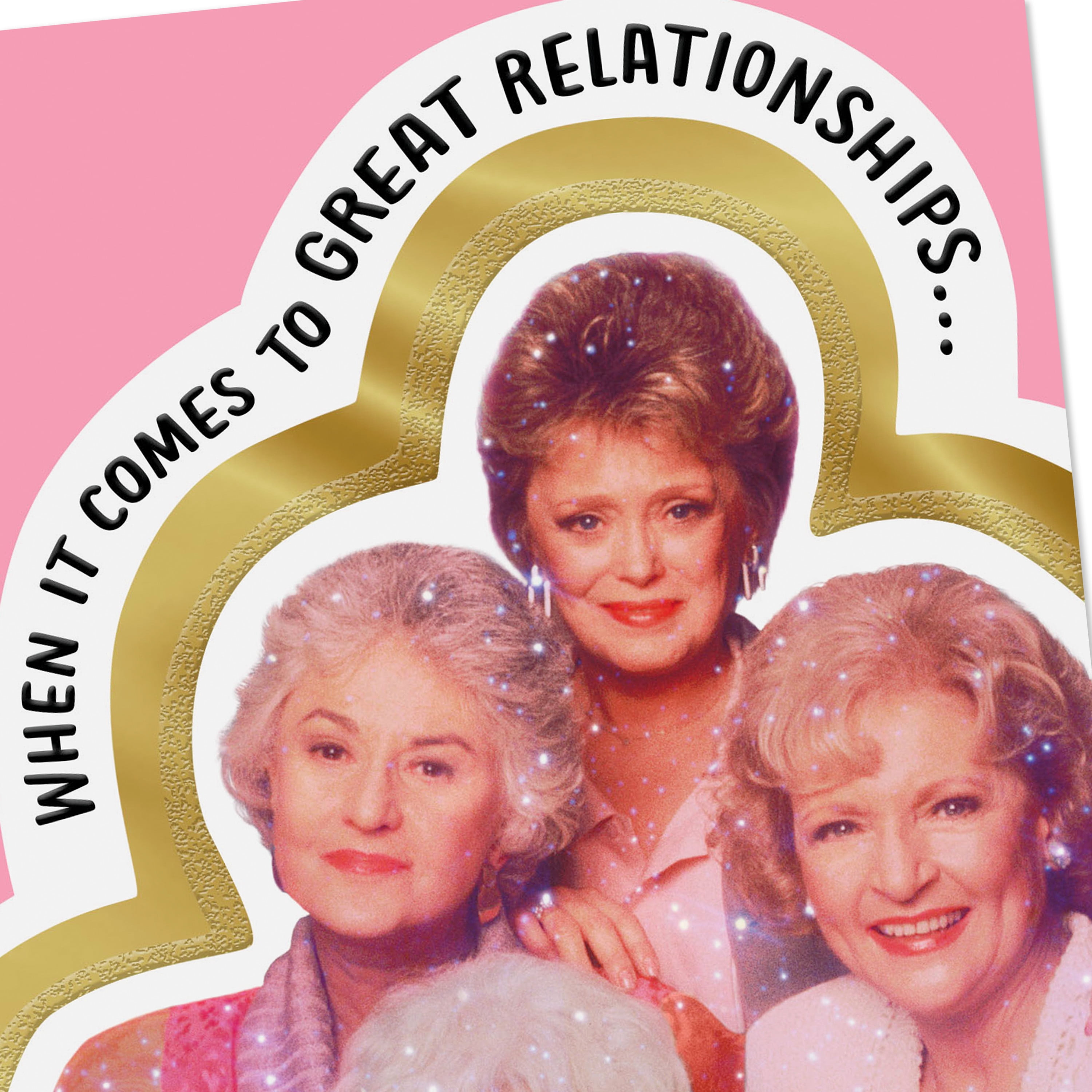 Hallmark Golden Girls Pack of 4 Valentines Day Cards (Great Relationships)