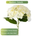thumbnail image 6 of RosyHaven 2Pack Real Touch Artificial Hanging Flowers for Outdoors with Hanging Basket,Beige Hydrangea Faux Flowers,Fake Hanging Flowers for Front Door Porch Patio Garden Room Decor, 6 of 10