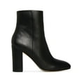 thumbnail image 2 of MADDEN GIRL Womens Black Comfort Knox Square Toe Block Heel Zip-Up Dress Booties 8.5 M, 2 of 4