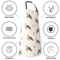 thumbnail image 6 of Bingfone Sea Turtle Apron Gifts For Men, Women Professional Grade Chef Apron for Kitchen,BBQ & Grill, 6 of 8