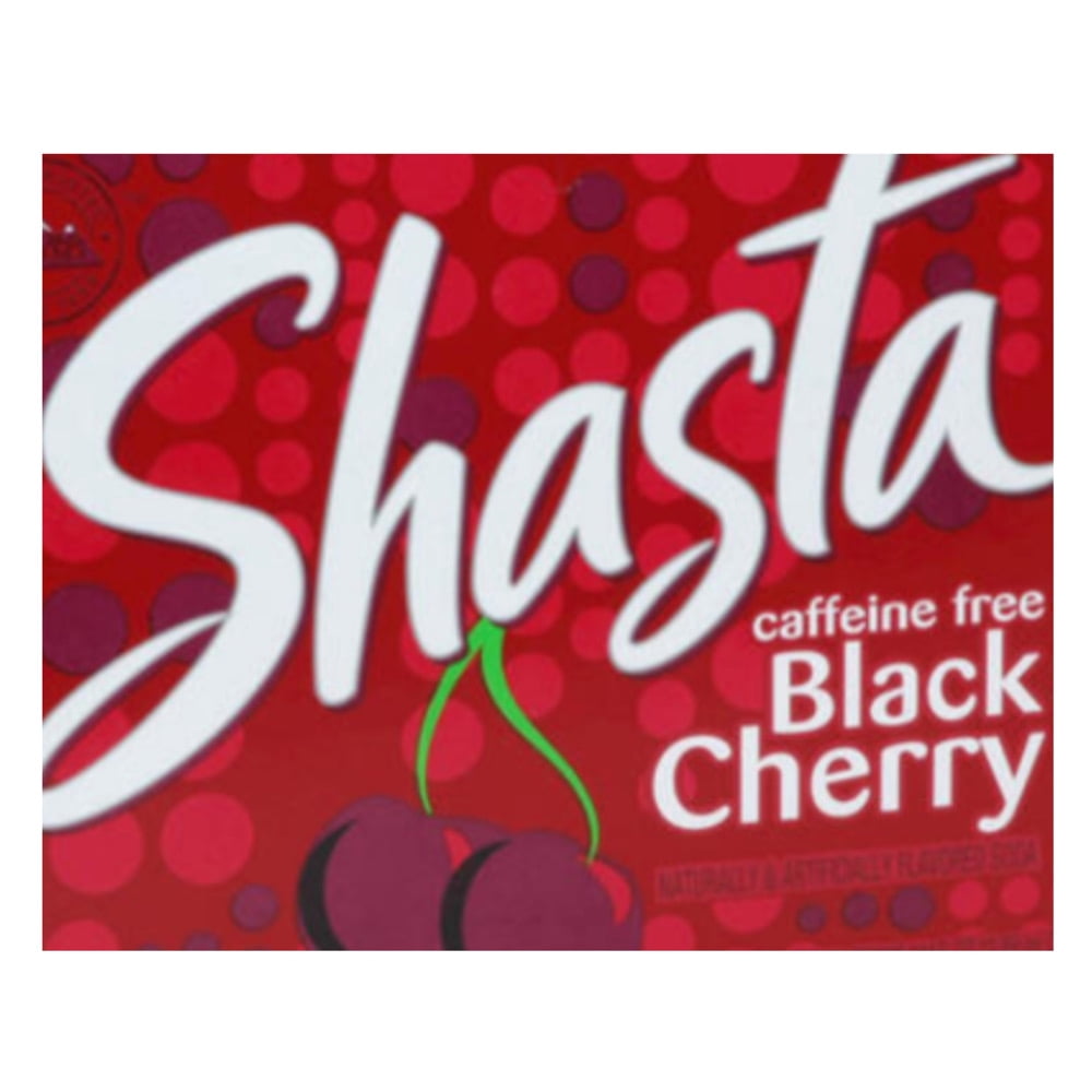 Shasta Black Cherry Soda - 24 Cans
