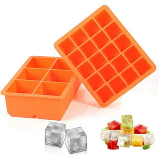 Vremi® Stackable Large Ice Cube Trays — Red and Blue