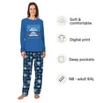 thumbnail image 2 of Happy Hanukkah And Merry Christmas Matching Pajamas For Family And Dog, Cotton And Poly Blend, Size NB - Men 6XL, 2 of 7