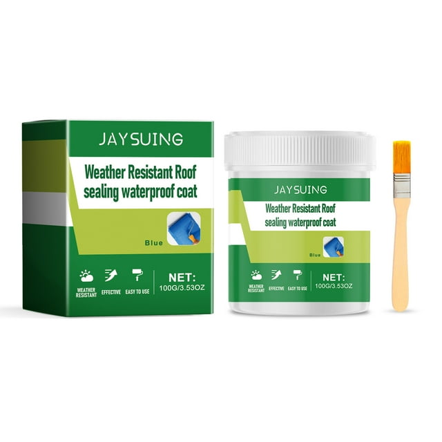 Capa impermeable y sellante para techos resistente a la intemperie de 100 ml