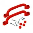 thumbnail image 3 of 2 piezas de equipo para patio de juegos, manijas de escalera para sala de juegos, juego de columpios, accesorios para escalar, manija de seguridad rojo CUTICAT manija del patio de recreo, 3 of 8