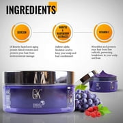 GK Hair Ultra Blonde Bombshell Masque 7.05 Fl Oz/200 g Semi-Permanent Hair Toning Mask for All Hair Types