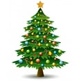 thumbnail image 2 of Christmas Tree Wall Decal Wallmonkeys Peel and Stick Holiday Graphics (18 in H x 15 in W) WM502562, 2 of 4