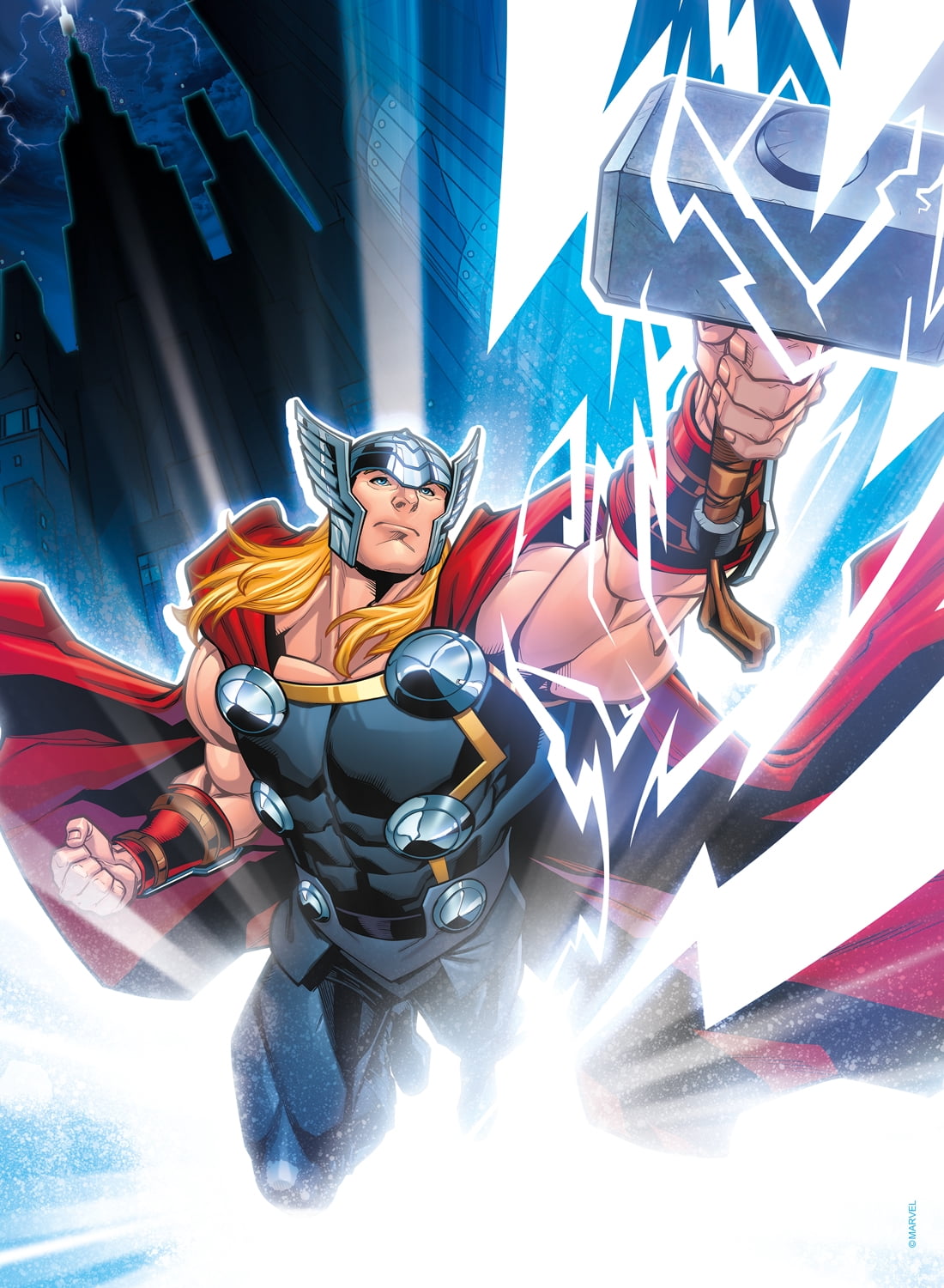 Buffalo Games 100-Piece Thor The Mighty Avenger Interlocking Jigsaw Puzzle