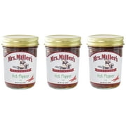 Mrs. Millers Homemade Jelly, Hot Pepper, 9 OZ (Pack of 3)