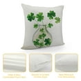 thumbnail image 4 of Nawypu St Patricks Day Lumbar Pillow Cover Vase Decor Farmhouse Decorative White Cushion Case Home Spring Decorations for Sofa Couch, 4 of 5