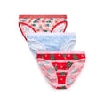 thumbnail image 3 of Packed Party Women's Snowman Giftable Christmas, 3-Pack Bikini Panties, Sizes S-XXL, 3 of 11
