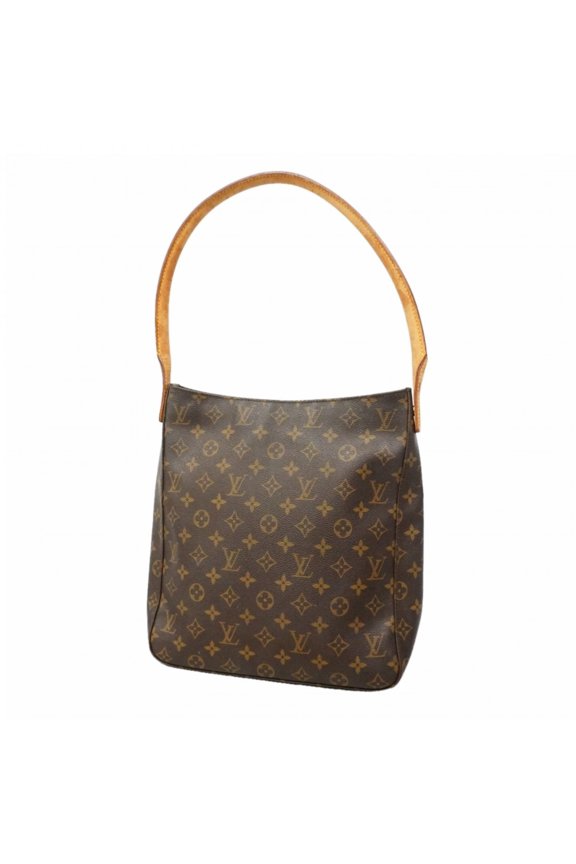 Pre-Owned Louis Vuitton Monogram Looping GM Shoulder Bag M51145 Brown Women's