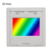 TOP! Transmission Diffraction Grating with Frame Line Spectrophotometer Optical Teaching Experiment A