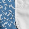 thumbnail image 4 of Blue Nautical Microwave Oven Cover, Repetitive Anchor Item Shapes Sailing Sailor Sketch Motifs Illustration, Water Resistant Organizer with Pockets for Kitchen, 36" x 12", Sky Blue White, by Ambesonne, 4 of 4