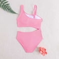 thumbnail image 6 of JFOPQVSM Girls Comfortable Breathable Skin Friendly Sleeveless Swimsuit Fashionable Strap Swimsuit, 6 of 7