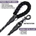 thumbnail image 3 of Strong Dog Lead Pet Leads Reflective Lead for Large Small Medium Dogs Lead Drag Pull Tow Golden Retriever Dog Accessories Blue 0.8cm 1.5M, 3 of 5