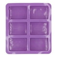 thumbnail image 1 of Molde De Silicona Con 6 Rejillas Para Pastelería Casera, Color Morado, 1 of 7