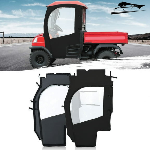 New PVC Full Soft Door Kit Fits For Kubota RTV900 / RTV1120 / RTV1100 2008-2014