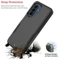 thumbnail image 2 of For Samsung Galaxy A26 5G Case, Shockproof Heavy Duty Rugged Cell Phone Case for Samsung Galaxy A26 5G, Tekcoo Military Grade Protection Dual Layer Sturdy Cover Slim Bumper - Black, 2 of 8
