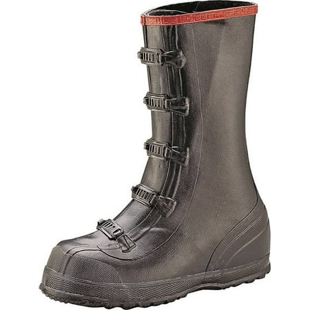 Norcross Safety T369-11 5-Buckle Overboot, Size 11, Black
